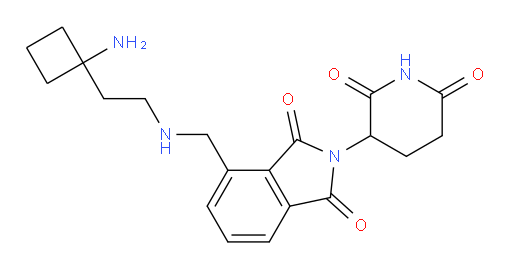 4-(((2-(1-aminocyclobutyl)ethyl)amino)methyl)-2-(2,6-dioxopiperidin-3-yl)isoindoline-1,3-dione