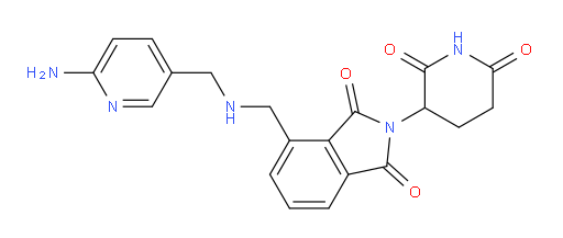 4-((((6-aminopyridin-3-yl)methyl)amino)methyl)-2-(2,6-dioxopiperidin-3-yl)isoindoline-1,3-dione