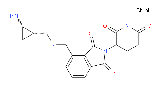 4-(((((1S,2S)-2-aminocyclopropyl)methyl)amino)methyl)-2-(2,6-dioxopiperidin-3-yl)isoindoline-1,3-dione