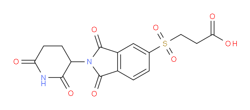 3-((2-(2,6-dioxopiperidin-3-yl)-1,3-dioxoisoindolin-5-yl)sulfonyl)propanoic acid