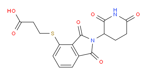 3-((2-(2,6-dioxopiperidin-3-yl)-1,3-dioxoisoindolin-4-yl)thio)propanoic acid