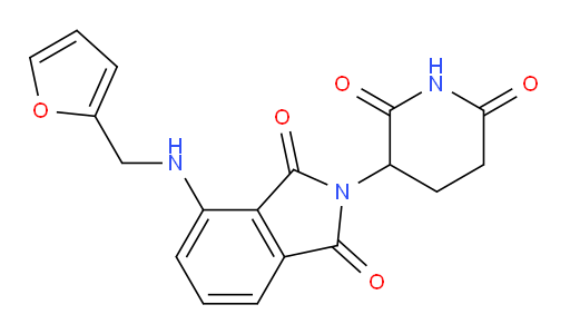 2-(2,6-dioxopiperidin-3-yl)-4-((furan-2-ylmethyl)amino)isoindoline-1,3-dione