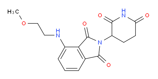 2-(2,6-dioxopiperidin-3-yl)-4-((2-methoxyethyl)amino)isoindoline-1,3-dione