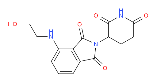 2-(2,6-dioxopiperidin-3-yl)-4-((2-hydroxyethyl)amino)isoindoline-1,3-dione