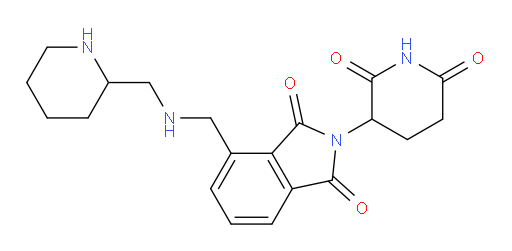 2-(2,6-dioxopiperidin-3-yl)-4-(((piperidin-2-ylmethyl)amino)methyl)isoindoline-1,3-dione