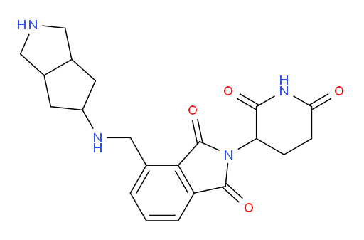 2-(2,6-dioxopiperidin-3-yl)-4-(((octahydrocyclopenta[c]pyrrol-5-yl)amino)methyl)isoindoline-1,3-dione