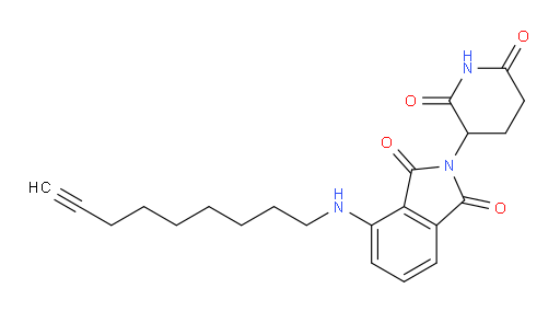 2-(2,6-dioxopiperidin-3-yl)-4-(non-8-yn-1-ylamino)isoindoline-1,3-dione