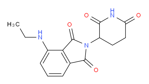 2-(2,6-dioxopiperidin-3-yl)-4-(ethylamino)isoindoline-1,3-dione