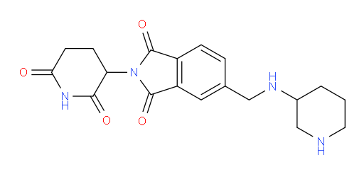 2-(2,6-dioxopiperidin-3-yl)-5-((piperidin-3-ylamino)methyl)isoindoline-1,3-dione