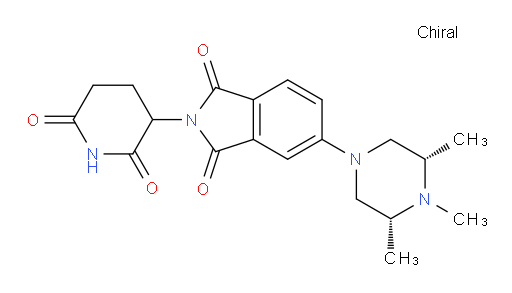2-(2,6-dioxopiperidin-3-yl)-5-((3R,5S)-3,4,5-trimethylpiperazin-1-yl)isoindoline-1,3-dione