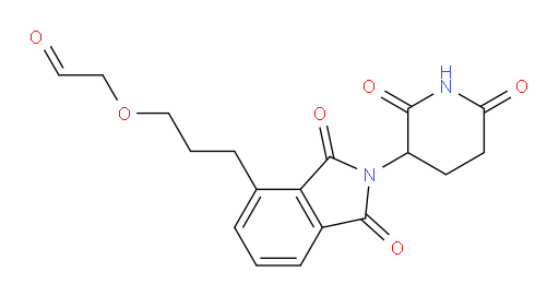 2-(3-(2-(2,6-dioxopiperidin-3-yl)-1,3-dioxoisoindolin-4-yl)propoxy)acetaldehyde