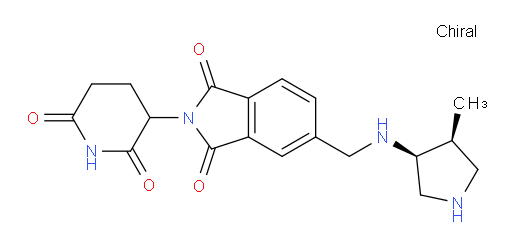 2-(2,6-dioxopiperidin-3-yl)-5-((((3S,4S)-4-methylpyrrolidin-3-yl)amino)methyl)isoindoline-1,3-dione