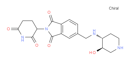 2-(2,6-dioxopiperidin-3-yl)-5-((((3R,4R)-3-hydroxypiperidin-4-yl)amino)methyl)isoindoline-1,3-dione