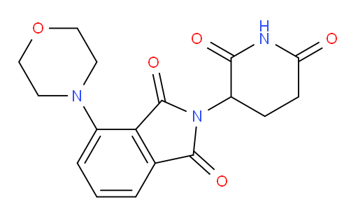 2-(2,6-dioxopiperidin-3-yl)-4-morpholinoisoindoline-1,3-dione