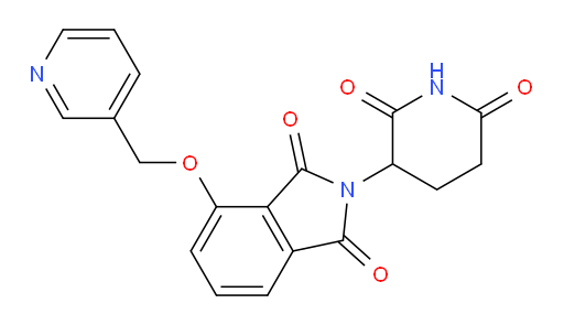 2-(2,6-dioxopiperidin-3-yl)-4-(pyridin-3-ylmethoxy)isoindoline-1,3-dione