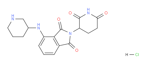 2-(2,6-dioxopiperidin-3-yl)-4-(piperidin-3-ylamino)isoindoline-1,3-dione hydrochloride