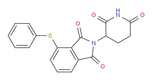 2-(2,6-dioxopiperidin-3-yl)-4-(phenylthio)isoindoline-1,3-dione