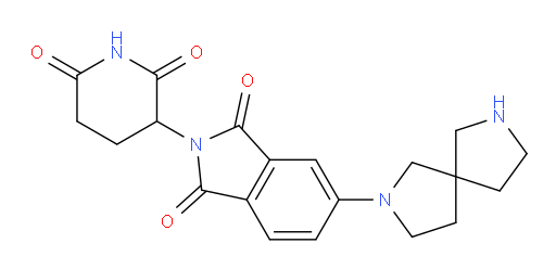 2-(2,6-dioxopiperidin-3-yl)-5-(2,7-diazaspiro[4.4]nonan-2-yl)isoindoline-1,3-dione