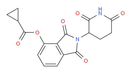 2-(2,6-dioxopiperidin-3-yl)-1,3-dioxoisoindolin-4-yl cyclopropanecarboxylate