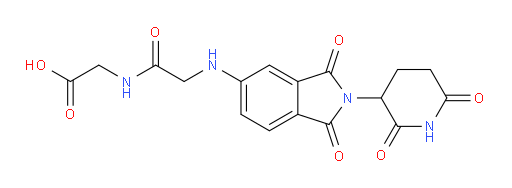 2-(2-((2-(2,6-dioxopiperidin-3-yl)-1,3-dioxoisoindolin-5-yl)amino)acetamido)acetic acid