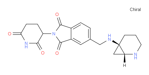 5-(((1R,6R)-2-azabicyclo[4.1.0]heptan-6-ylamino)methyl)-2-(2,6-dioxopiperidin-3-yl)isoindoline-1,3-dione
