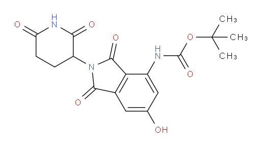 tert-butyl (2-(2,6-dioxopiperidin-3-yl)-6-hydroxy-1,3-dioxoisoindolin-4-yl)carbamate