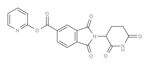 pyridin-2-yl 2-(2,6-dioxopiperidin-3-yl)-1,3-dioxoisoindoline-5-carboxylate
