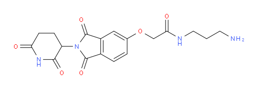 N-(3-aminopropyl)-2-((2-(2,6-dioxopiperidin-3-yl)-1,3-dioxoisoindolin-5-yl)oxy)acetamide