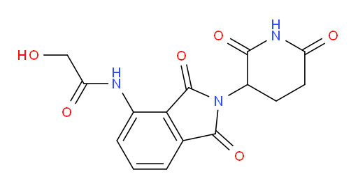 N-(2-(2,6-dioxopiperidin-3-yl)-1,3-dioxoisoindolin-4-yl)-2-hydroxyacetamide
