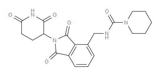 N-((2-(2,6-dioxopiperidin-3-yl)-1,3-dioxoisoindolin-4-yl)methyl)piperidine-1-carboxamide