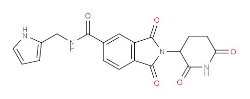 N-((1H-pyrrol-2-yl)methyl)-2-(2,6-dioxopiperidin-3-yl)-1,3-dioxoisoindoline-5-carboxamide