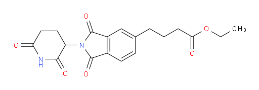 ethyl 4-(2-(2,6-dioxopiperidin-3-yl)-1,3-dioxoisoindolin-5-yl)butanoate