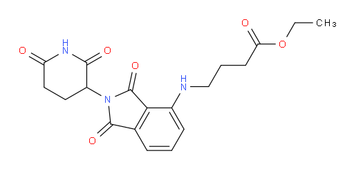 ethyl 4-((2-(2,6-dioxopiperidin-3-yl)-1,3-dioxoisoindolin-4-yl)amino)butanoate