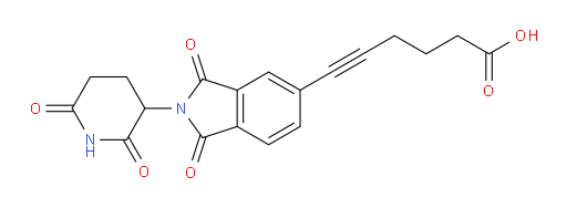 6-(2-(2,6-dioxopiperidin-3-yl)-1,3-dioxoisoindolin-5-yl)hex-5-ynoic acid