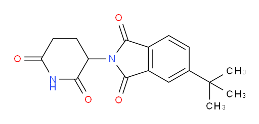5-(tert-butyl)-2-(2,6-dioxopiperidin-3-yl)isoindoline-1,3-dione