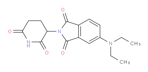 5-(diethylamino)-2-(2,6-dioxopiperidin-3-yl)isoindoline-1,3-dione