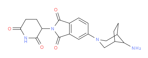 5-(8-amino-3-azabicyclo[3.2.1]octan-3-yl)-2-(2,6-dioxopiperidin-3-yl)isoindoline-1,3-dione