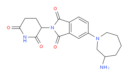 5-(3-aminoazepan-1-yl)-2-(2,6-dioxopiperidin-3-yl)isoindoline-1,3-dione