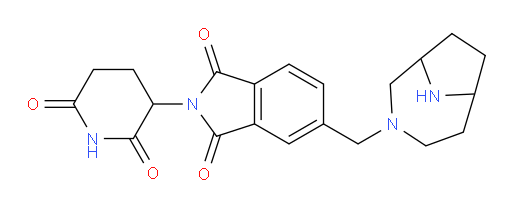 5-(3,9-diazabicyclo[4.2.1]nonan-3-ylmethyl)-2-(2,6-dioxopiperidin-3-yl)isoindoline-1,3-dione