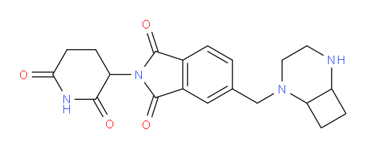 5-(2,5-diazabicyclo[4.2.0]octan-2-ylmethyl)-2-(2,6-dioxopiperidin-3-yl)isoindoline-1,3-dione