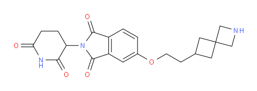5-(2-(2-azaspiro[3.3]heptan-6-yl)ethoxy)-2-(2,6-dioxopiperidin-3-yl)isoindoline-1,3-dione