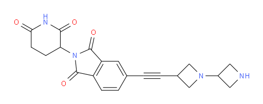 5-([1,3'-biazetidin]-3-ylethynyl)-2-(2,6-dioxopiperidin-3-yl)isoindoline-1,3-dione