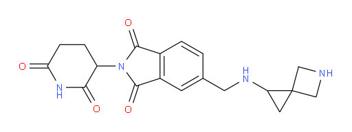 5-((5-azaspiro[2.3]hexan-1-ylamino)methyl)-2-(2,6-dioxopiperidin-3-yl)isoindoline-1,3-dione
