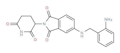 5-((2-aminobenzyl)amino)-2-(2,6-dioxopiperidin-3-yl)isoindoline-1,3-dione