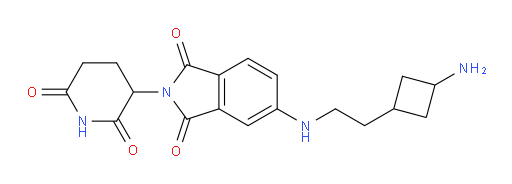 5-((2-(3-aminocyclobutyl)ethyl)amino)-2-(2,6-dioxopiperidin-3-yl)isoindoline-1,3-dione