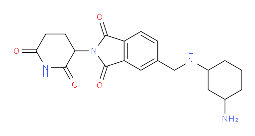 5-(((3-aminocyclohexyl)amino)methyl)-2-(2,6-dioxopiperidin-3-yl)isoindoline-1,3-dione