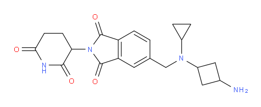 5-(((3-aminocyclobutyl)(cyclopropyl)amino)methyl)-2-(2,6-dioxopiperidin-3-yl)isoindoline-1,3-dione