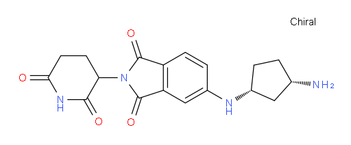 5-(((1R,3S)-3-aminocyclopentyl)amino)-2-(2,6-dioxopiperidin-3-yl)isoindoline-1,3-dione