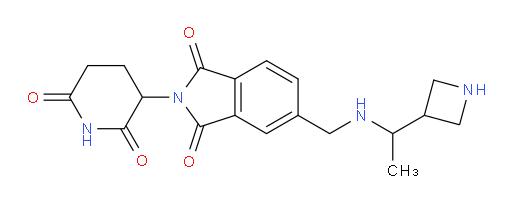 5-(((1-(azetidin-3-yl)ethyl)amino)methyl)-2-(2,6-dioxopiperidin-3-yl)isoindoline-1,3-dione