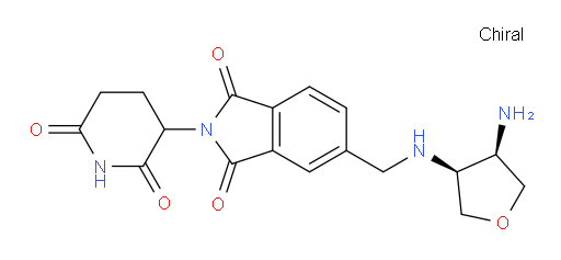 5-((((3S,4R)-4-aminotetrahydrofuran-3-yl)amino)methyl)-2-(2,6-dioxopiperidin-3-yl)isoindoline-1,3-dione